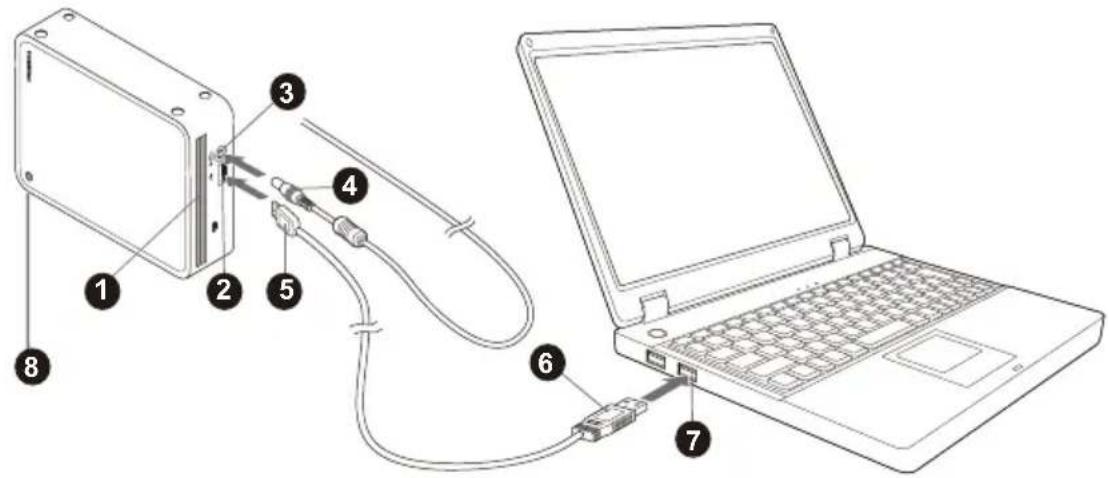 TOSHIBA Canvio for Desktop - Podłączanie dysku do komputera - 1