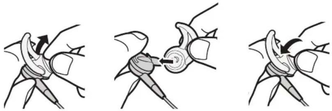 BOSE SoundSport Inear - Changing the eartips - 1