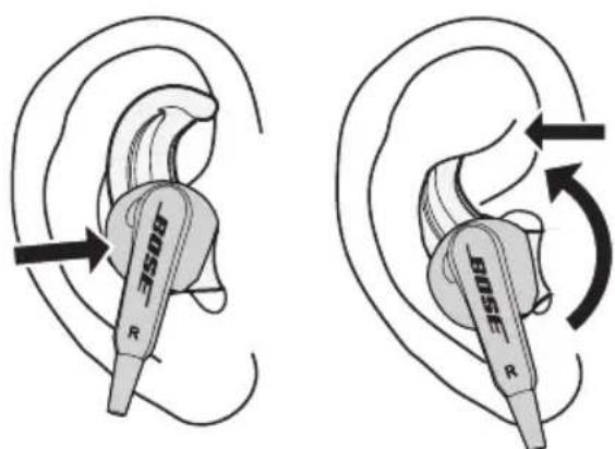 BOSE SoundSport Inear - Ellenorizzee, megfelő méretú-e a fülbetét: - 1