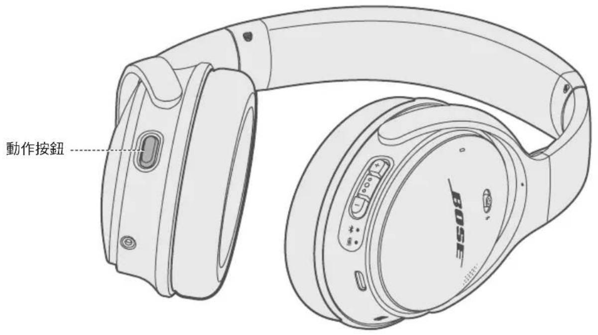 BOSE QuietComfort 35 II - 動作按鈕功能 - 1