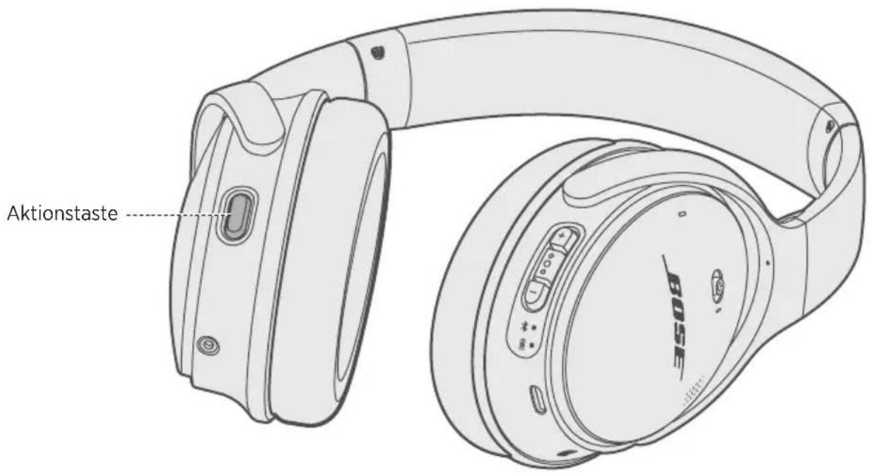 BOSE QuietComfort 35 II - Funktionen der Aktionstaste - 1