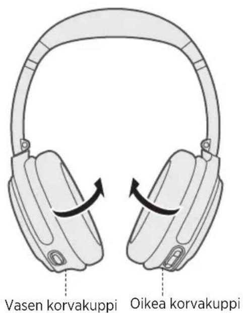 BOSE QuietComfort 35 II - Kuulokkeiden sailyttäminen - 1