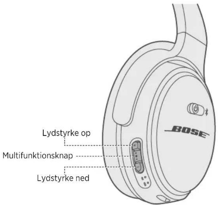 BOSE QuietComfort 35 II - Medieafspilning og lydstyrkefungktoner - 1