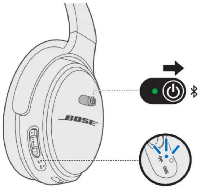 BOSE QuietComfort 35 II - 使用行動裝置上的Bluetooth功能表連接 - 1
