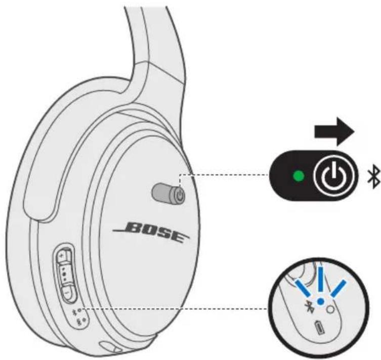 BOSE QuietComfort 35 II - Csatlakoztatás a mobileszköz Bluetooth menüjének használatával - 1