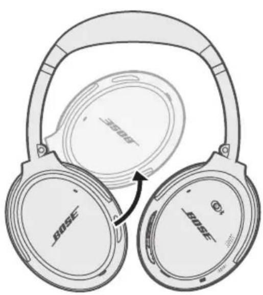 BOSE QuietComfort 35 II - ハドフンを収納する - 3