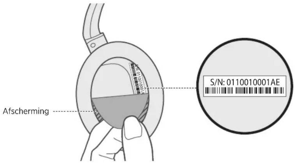 BOSE QuietComfort 35 II - Plaats van het serienummer - 1