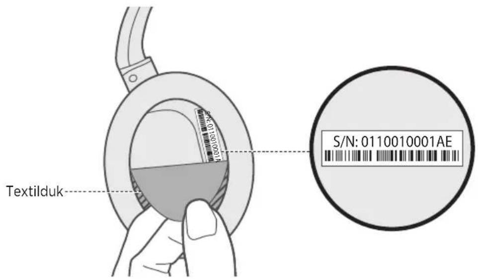 BOSE QuietComfort 35 II - Plats ffor serialummer - 1