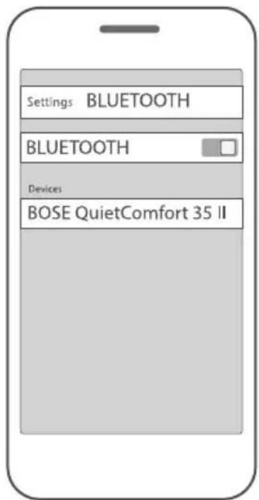 BOSE QuietComfort 35 II - Connette mediante il menu Bluetooth del dispositivo mobile - 2