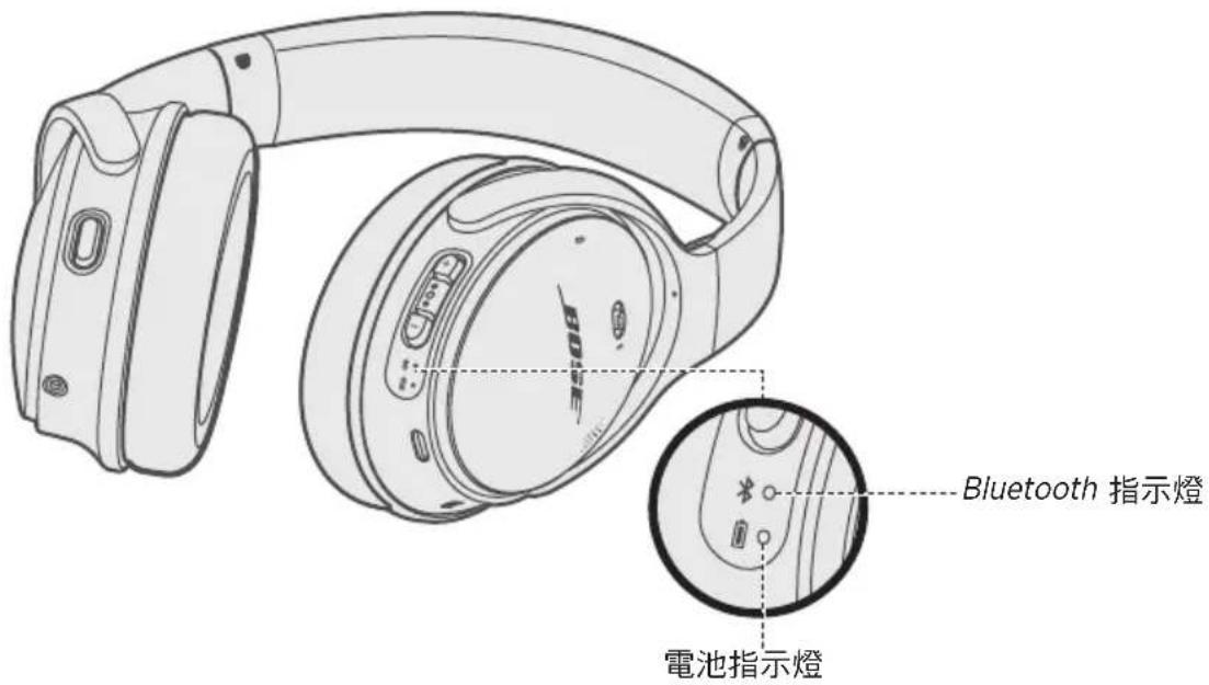 BOSE QuietComfort 35 II - 收聽電池電量 - 1