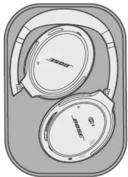 BOSE QuietComfort 35 II - ハドフンを収納する - 4