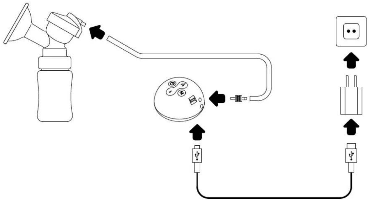 OLYMPIA BS 300 - Assemblaggio del tiralatte - 1