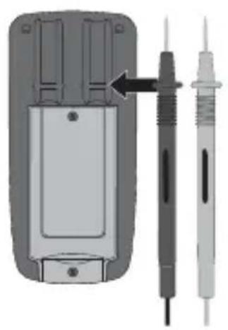 Laserliner MultiMeterCompact - Fissaggio delle punte - 1