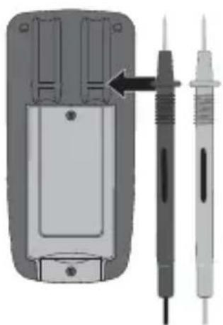 Laserliner MultiMeterCompact - Bevestiging van de meetpunten - 1