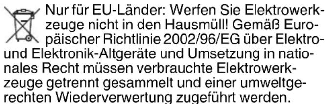 METABO W 12125 Quick - Umweltschutz - 1