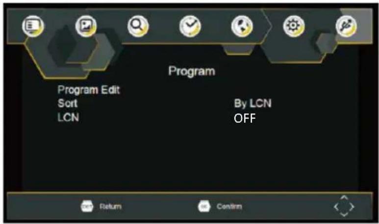 LENCO DVP1273 - Einstellungen für die Programmverwaltung - 1