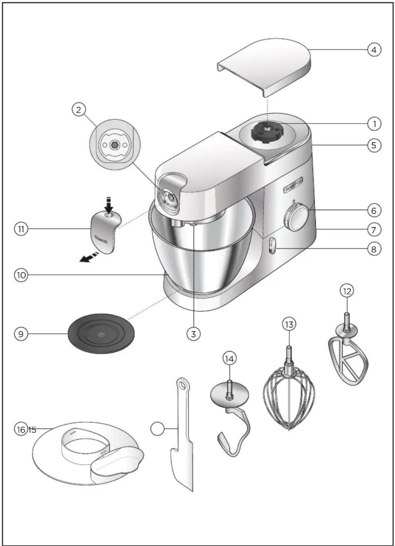 KENWOOD Chef KVC3170S - B - 2