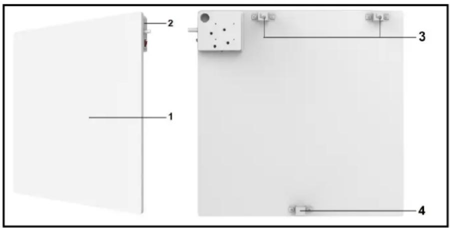 Eurom Econvect WiFi - Beskrivning, komposition och installation - 1