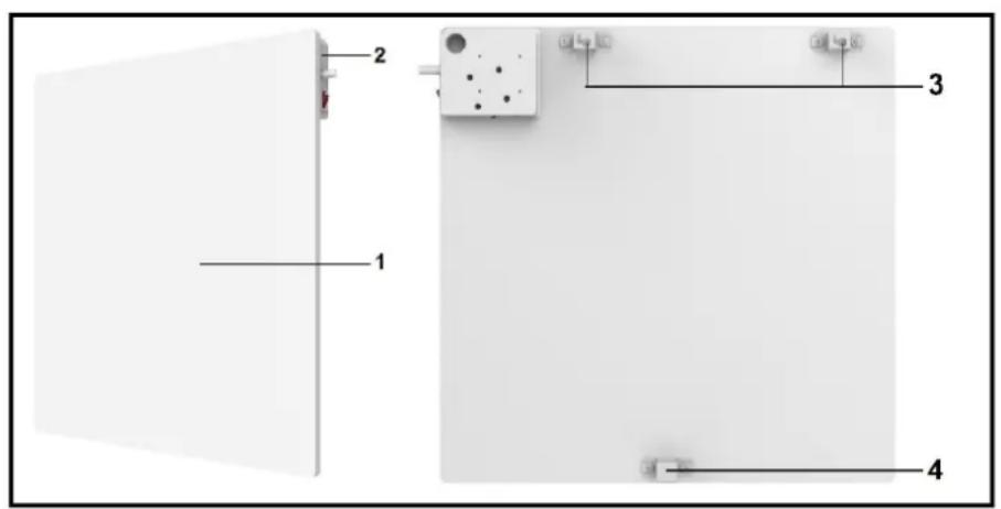Eurom Econvect WiFi - Beschreibung, Zusammenstellung und Installation - 1