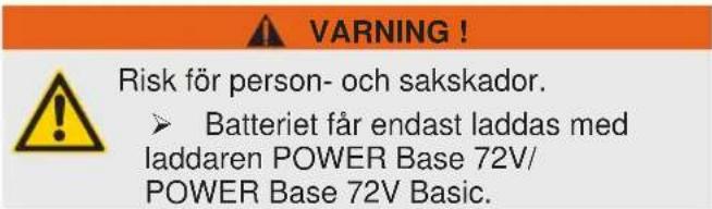 Wolf Garten 72V LiION Power 24B - Ladda batteriet - 1