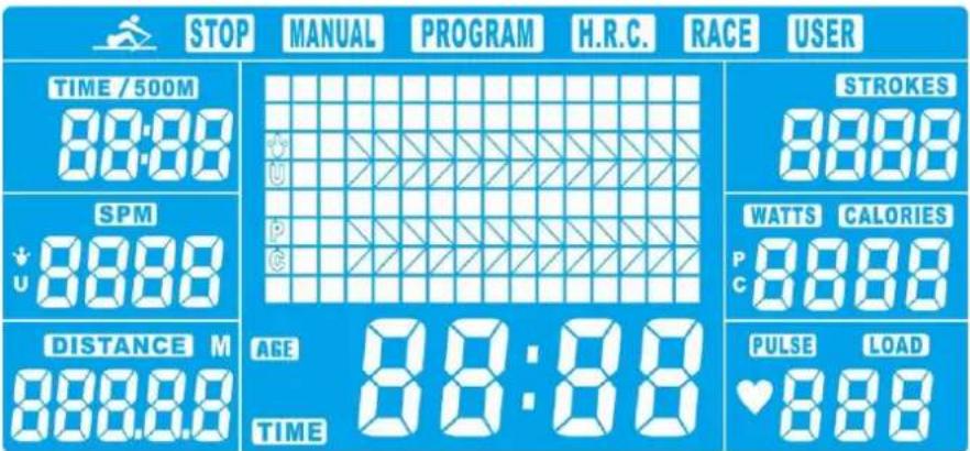 Toorx RWX700 - MANUEL d'instruction de l'ordinateur - 1