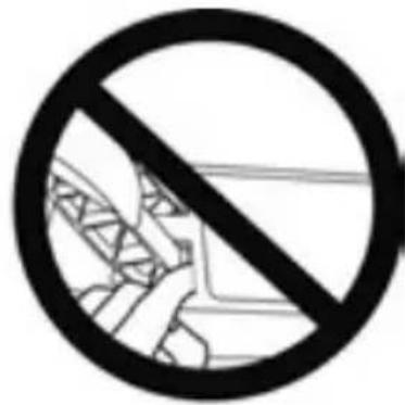 THRUSTMASTER T150 Ferrari Edition - Warning - Pedal set pinch hazard when playing - 3
