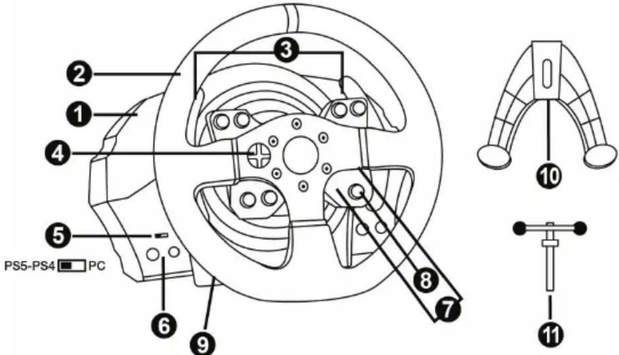 THRUSTMASTER T300 Ferrari Alcantara Edition - MÜSZAKI LEÍRÁS - 1