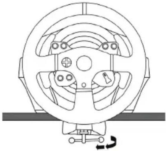 THRUSTMASTER T300 Ferrari Alcantara Edition - Mocowanie podstawy kierownicy do kokpitu - 1