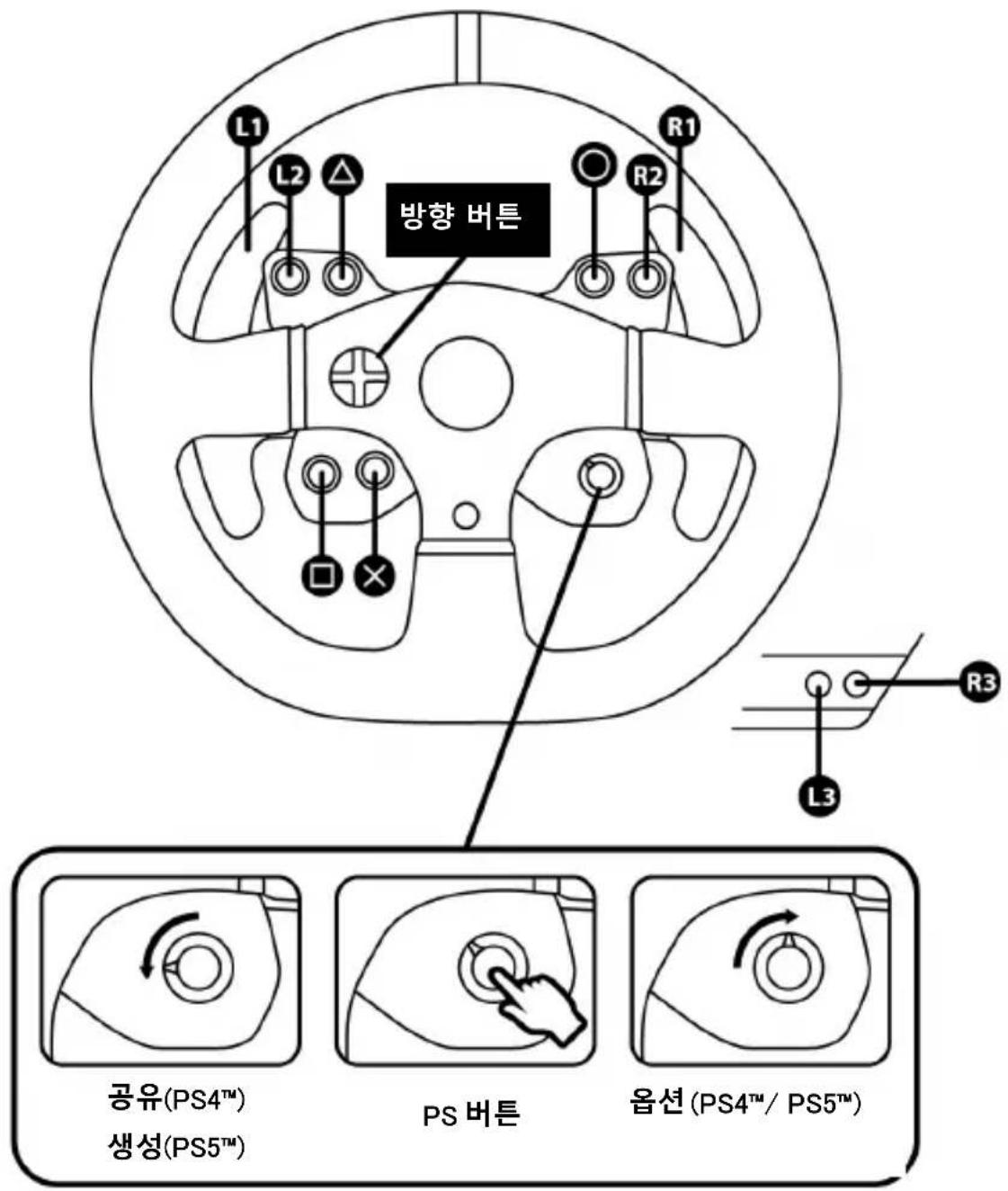 THRUSTMASTER T300 Ferrari Alcantara Edition - 레이싱 핸들 베이스를 조종석에 부착하기 - 4