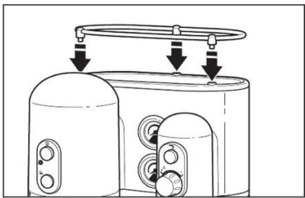 KITCHENAID Artisan 5KES2103EOB - Mise en place du rail de protection - 1