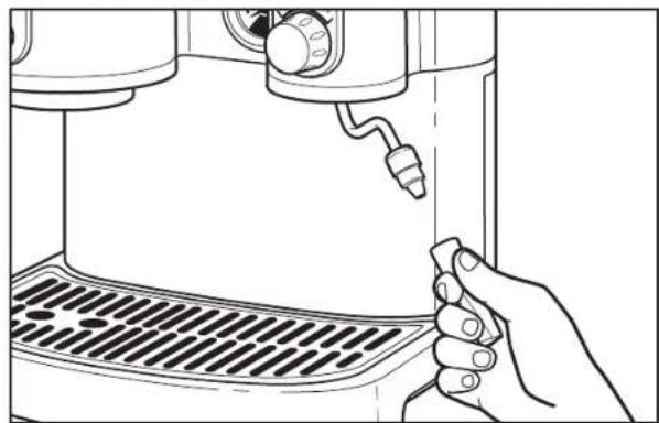 KITCHENAID Artisan 5KES2103EOB - Nettoyage du bras et de la buse de moussage - 1