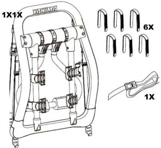 Yakima HalfBack 3 - CONTENTS • CONTENU • CONTENIDO - 1