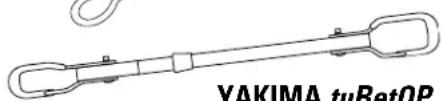 Yakima HalfBack 3 - RECOMMENDED ACCESSORIES (SOLD SEPARATELY) - 2