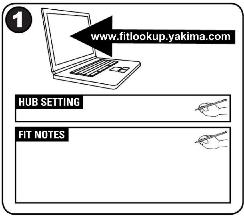 Yakima HalfBack 3 - INSTALLATION • MONTAGE • INSTALLATION - 1
