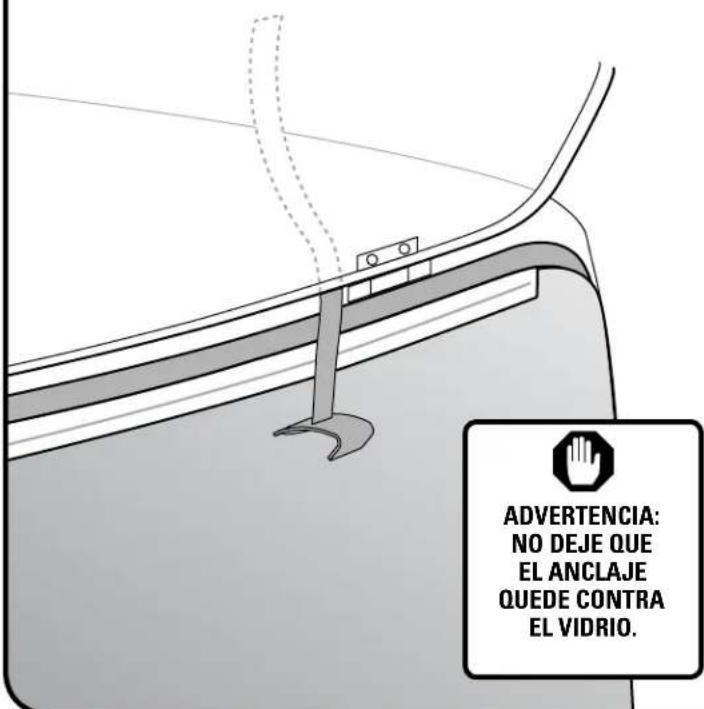 Yakima HalfBack 3 - GANCHOS SUPERIORES: Instrucciones para instalar los anclajes - 4