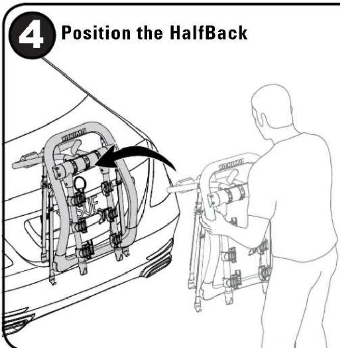 Yakima HalfBack 3 - INSTALLATION • MONTAGE • INSTALLATION - 4