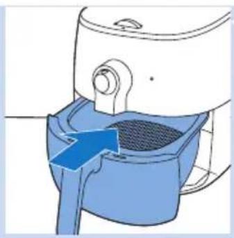PHILIPS Viva Collection Airfryer HD9624 - Preparing for use - 6