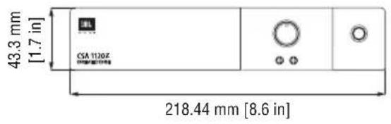 JBL CSA 1120Z - 安装功放 - 1