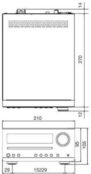 DENON DT1 - Dimensions - 1