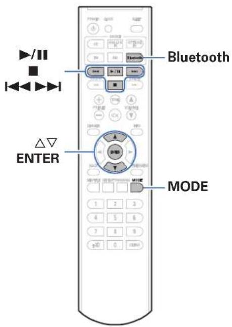 DENON DT1 - Écouter de la musique sur un pérophérique Bluetooth - 1