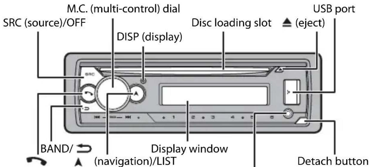 PIONEER DEHS510BT - Basic operation - 1