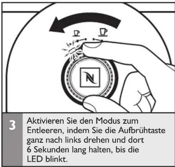 KITCHENAID Nespresso & Aeroccino 5KES0504 - Leeren der Espressomaschine - 3
