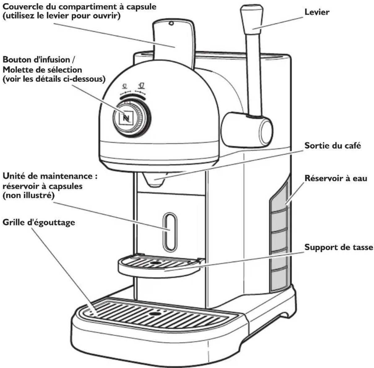 KITCHENAID Nespresso & Aeroccino 5KES0504 - Pièces et accessoires - 1