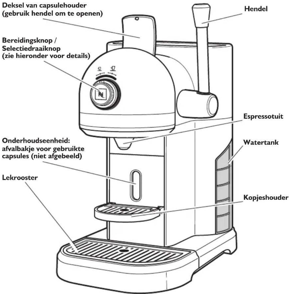 KITCHENAID Nespresso & Aeroccino 5KES0504 - Onderdelen en accessoires/toebehoren - 1