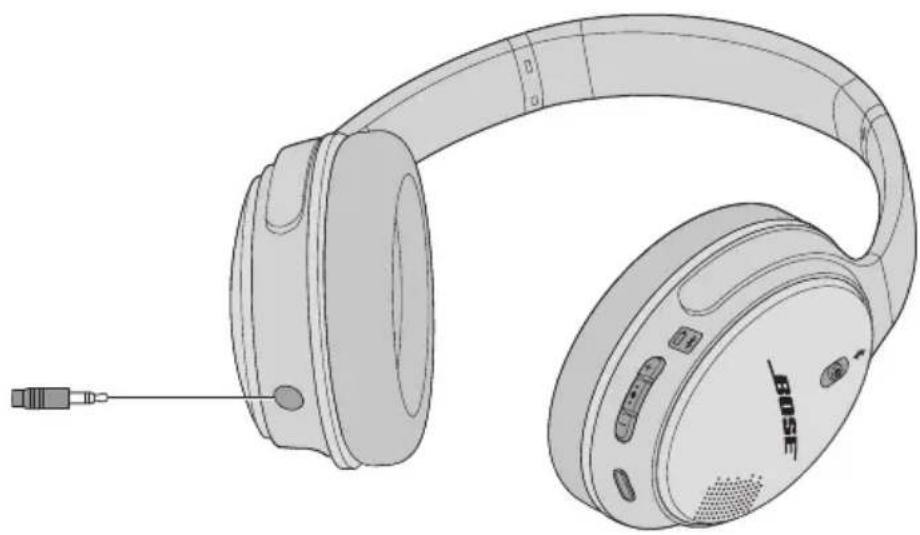 BOSE SoundLink aroundear wireless II - Utilisation du cable audio de rechange - 1