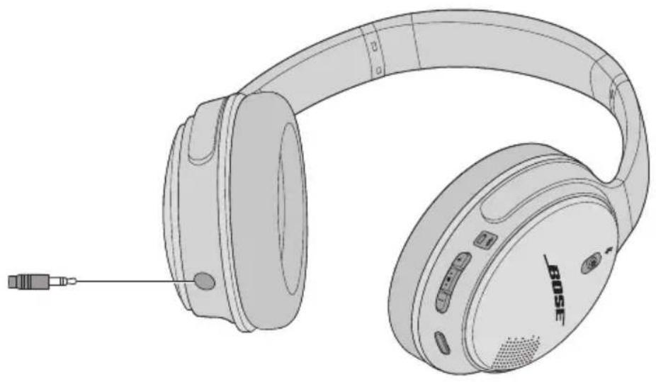 BOSE SoundLink aroundear wireless II - 使用备用音频线缆 - 1