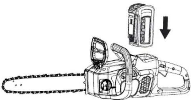 MCCULLOCH Li 40CS - INSTALLAZIONE BATTERIA - 1