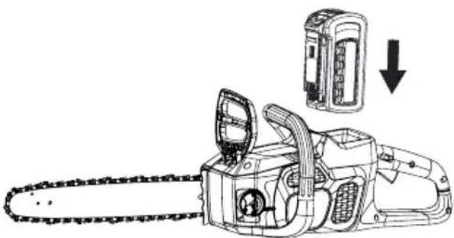 MCCULLOCH Li 40CS - INSTALAÇÃO DE BATORIAS - 1