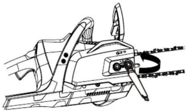 MCCULLOCH Li 40CS - EINSTELLLEN DER KETTENSPANNUNG - 1