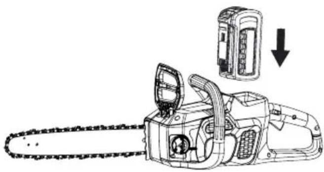 MCCULLOCH Li 40CS - AKUN ASENTAMINEN - 1